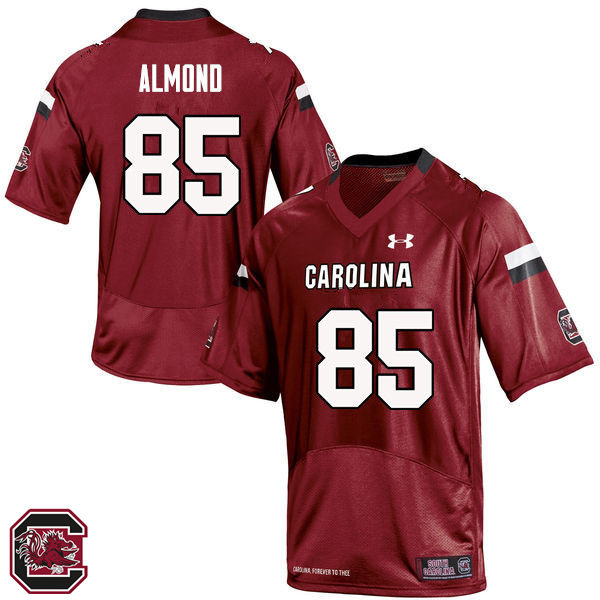 Men South Carolina Gamecocks #85 Michael Almond College Football Jerseys Sale-Red